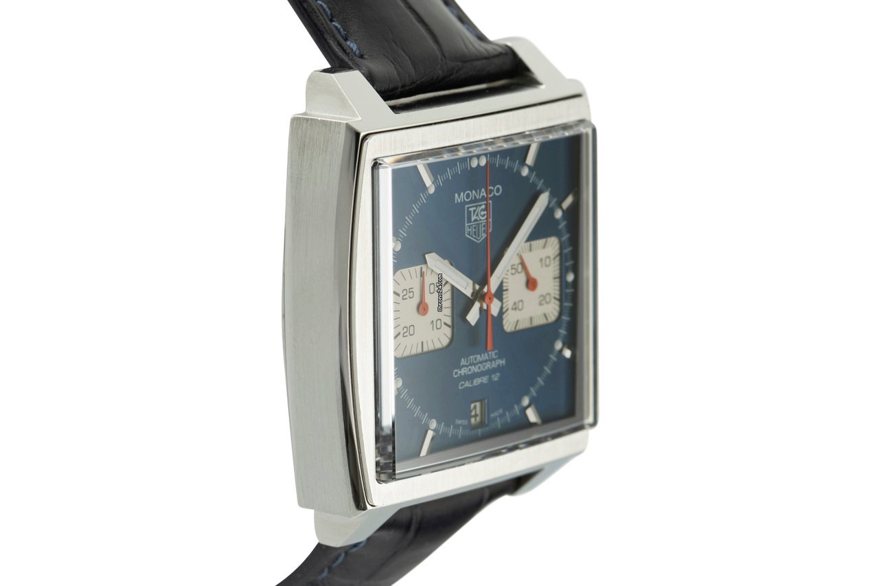 IMG_9081 TAG Heuer Monaco Calibre 12 Mens watch Unisex Automatic Steel CAW2111 Replica 4