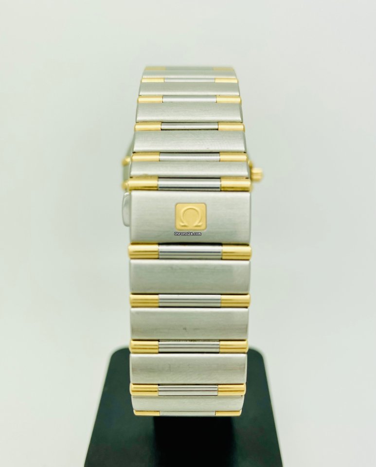 IMG_9081 Omega Constellation Mens watch Unisex Quartz Gold Steel 13123000 Replica 4
