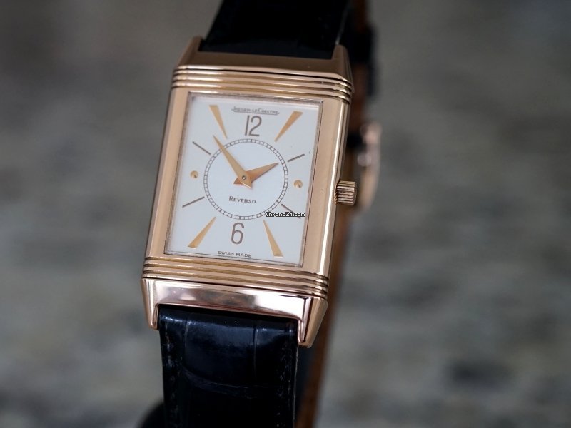 IMG_9081 Jaeger-LeCoultre Reverso Classique Mens watch Unisex Manual winding Red gold 250.2.86 Replica 4