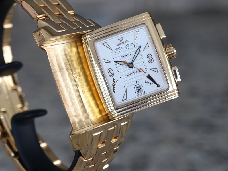 Jaeger-LeCoultre Reverso Mens watch Unisex Yellow gold 295.1.59 Replica 4