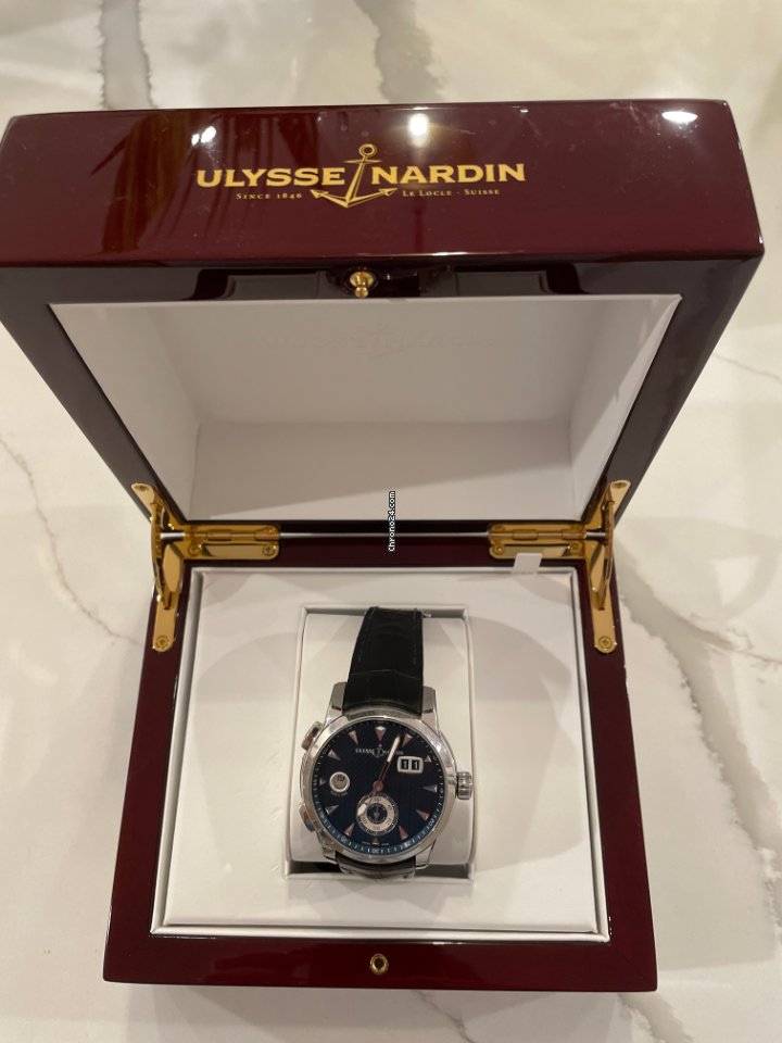 IMG_9081 Ulysse Nardin Dual Time Mens watch Unisex Automatic Steel 3343-126LE 93 Replica 4