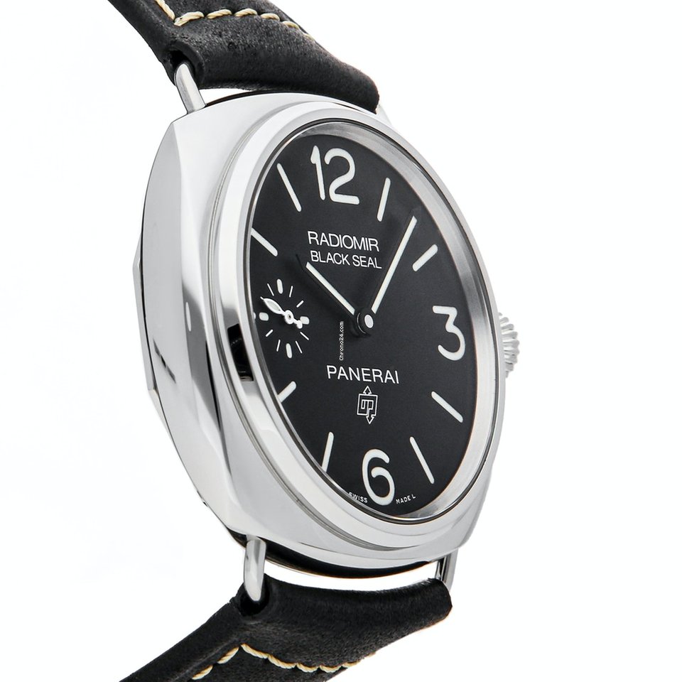 IMG_9081 Panerai Radiomir Black Seal Mens watch Unisex Manual winding Steel PAM00754 Replica 4