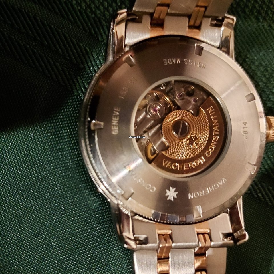 IMG_9081 Vacheron Constantin Patrimony Mens watch Unisex Automatic Yellow gold 85180 000J-9231 Replica 4