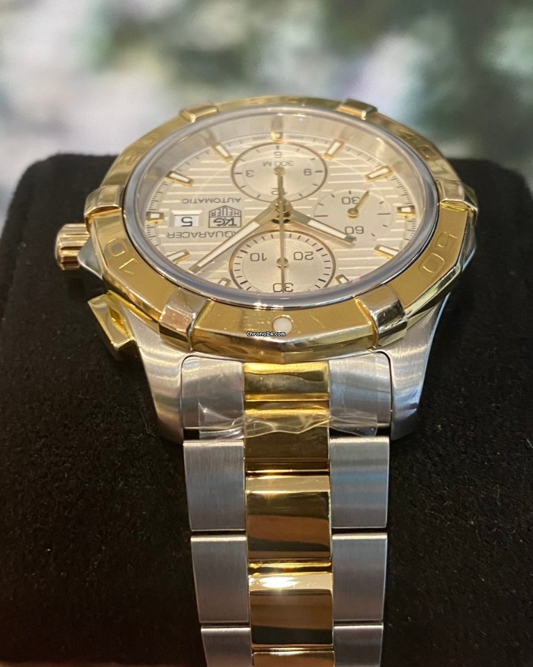 TAG Heuer Aquaracer Mens watch Unisex Automatic Gold Steel CAP2120.BB0834 Replica 4