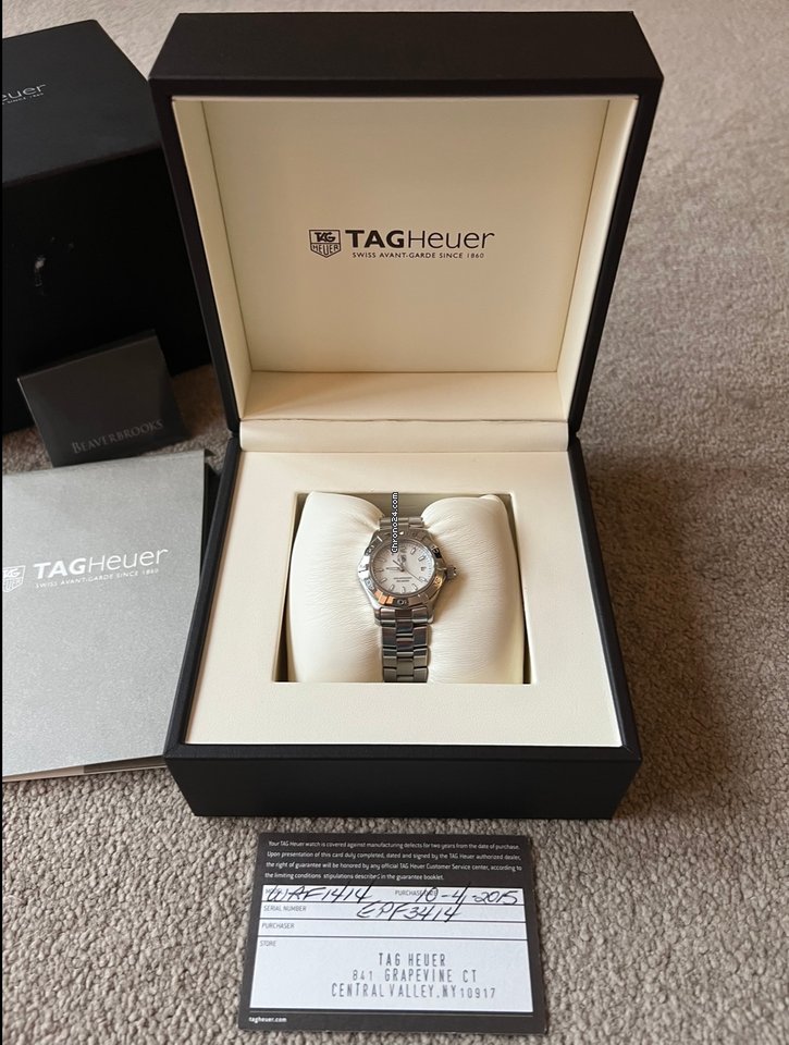 IMG_9081 TAG Heuer Aquaracer Lady Womens watch Quartz Steel WAF1414.BA0823 Replica 4
