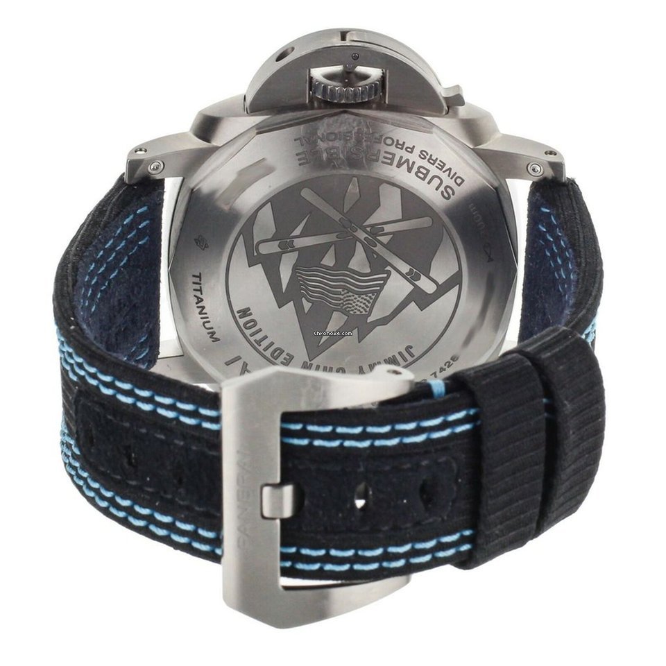 IMG_9081 Panerai Luminor Submersible Mens watch Unisex Automatic Titanium PAM1027 Replica 4