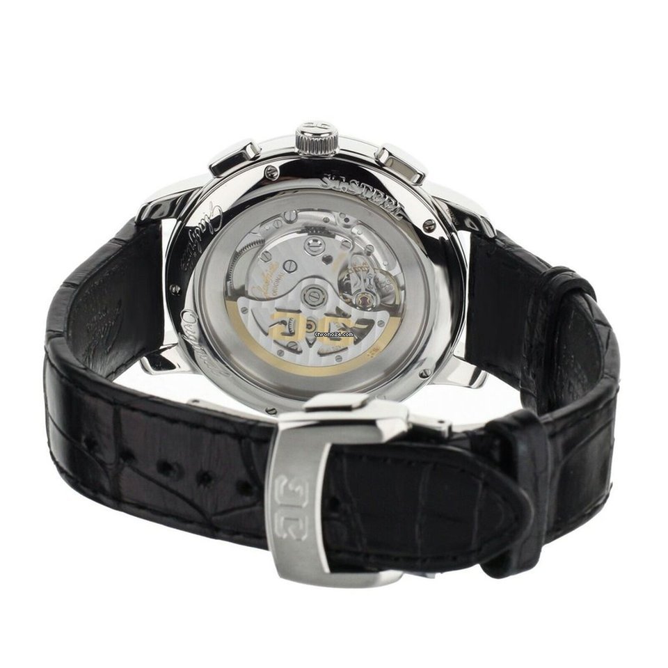 IMG_9081 Glashutte Original Senator Chronograph XL Mens watch Unisex Automatic Steel 39-34-20-42-04 Replica 4