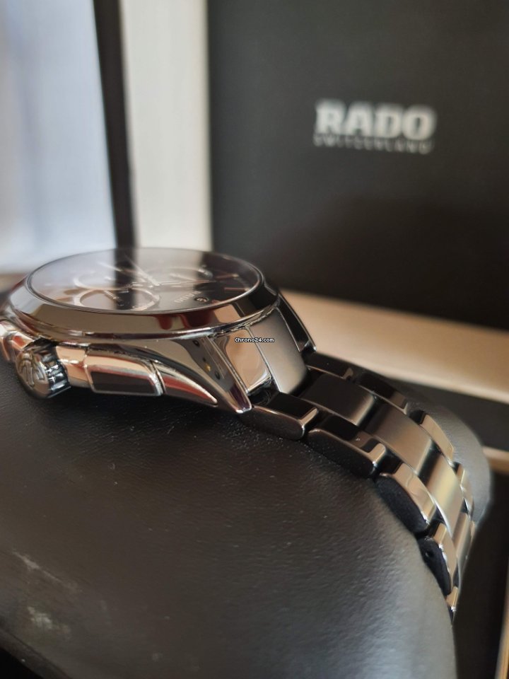 IMG_9081 Rado HyperChrome Chronograph Mens watch Unisex Automatic Ceramic R32275152 or 01.650.0275.3.015 Replica 4
