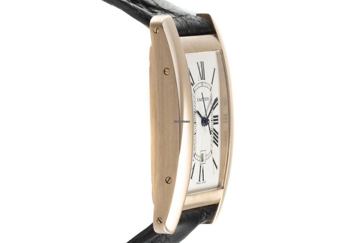 Cartier Tank Americaine Mens watch Unisex Automatic Red gold W2620030 Replica 4
