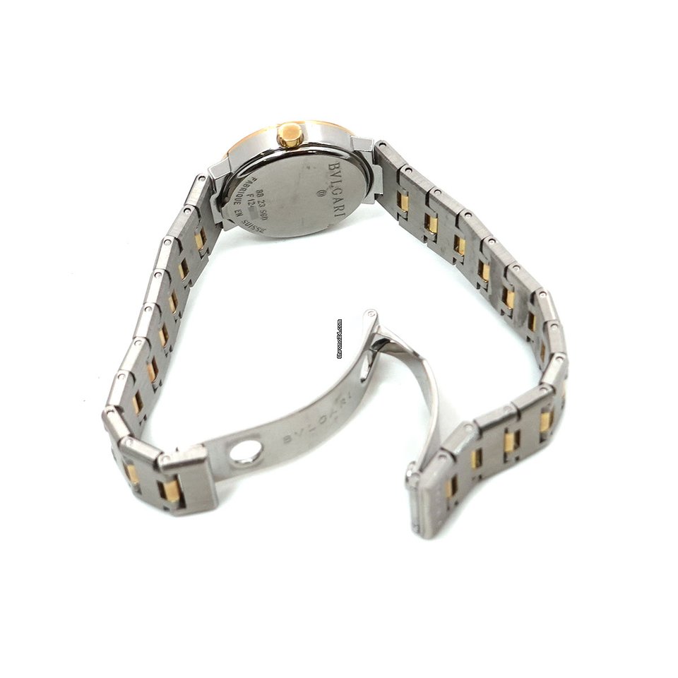 Bulgari Bulgari Womens watch Quartz Gold Steel BB 23 SGD Replica 4