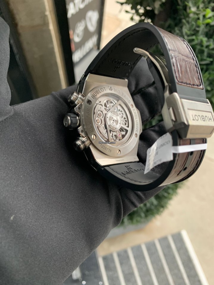 Hublot Big Bang Unico Mens watch Unisex Automatic Titanium 411.NX.1170.RX Replica 4