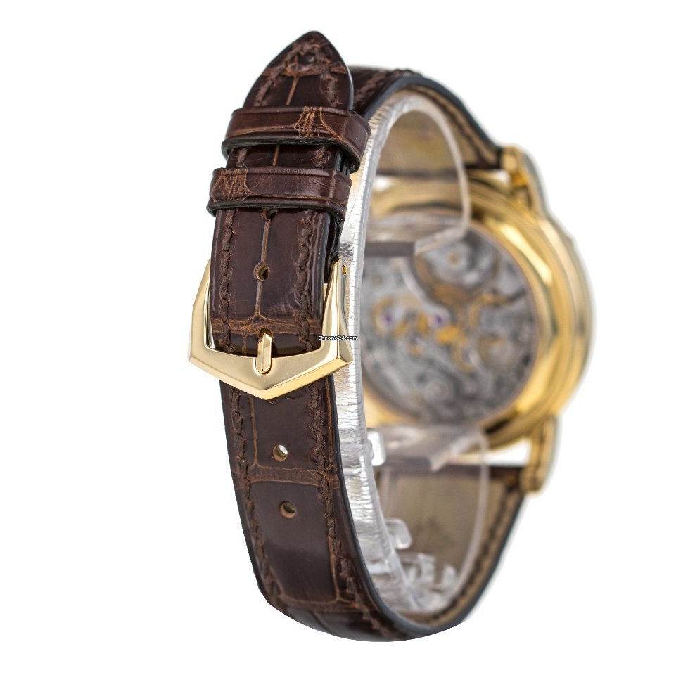 IMG_9081 Patek Philippe Perpetual Calendar Chronograph Mens watch Unisex Manual winding Yellow gold 3970E Replica 4