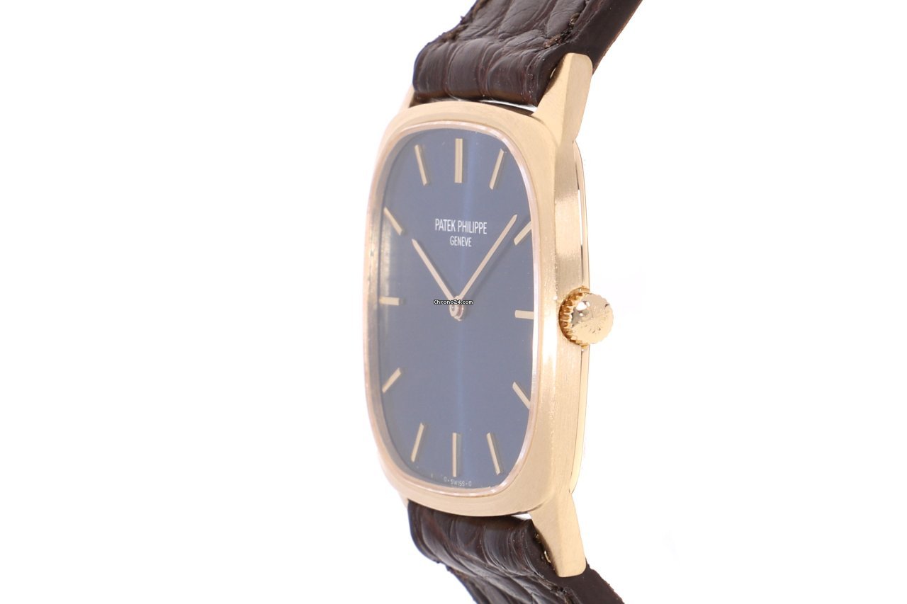 Patek Philippe Golden Ellipse Mens watch Unisex Manual winding Yellow gold 3566 Replica 4