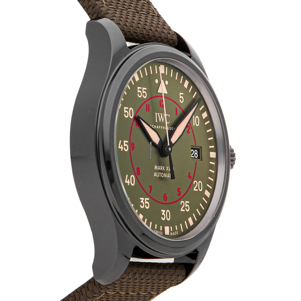 IMG_9081 IWC Pilot Mark Mens watch Unisex Automatic Ceramic IW3247-02 Replica 4