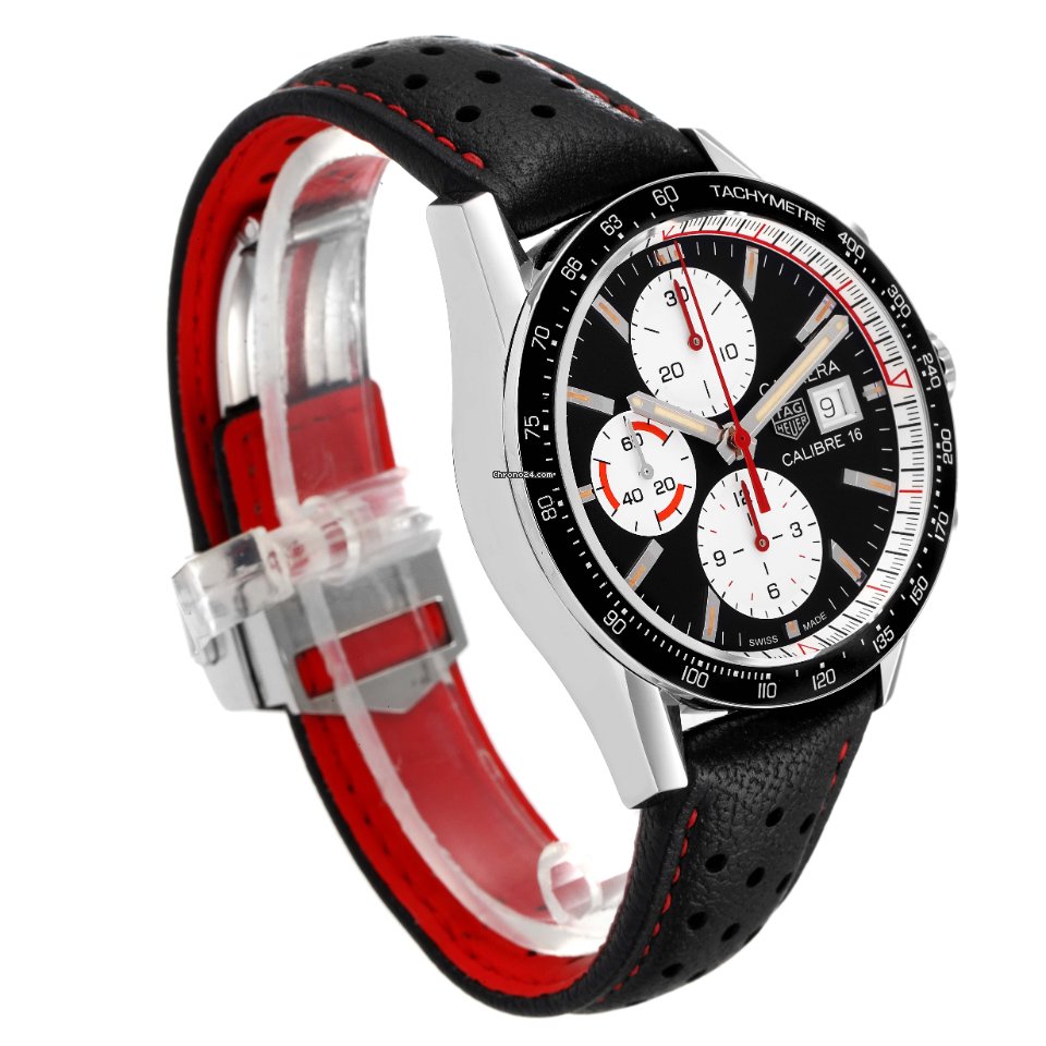 IMG_9081 TAG Heuer Carrera Calibre 16 Mens watch Unisex Automatic Steel CV201AP.FC6429 Replica 4