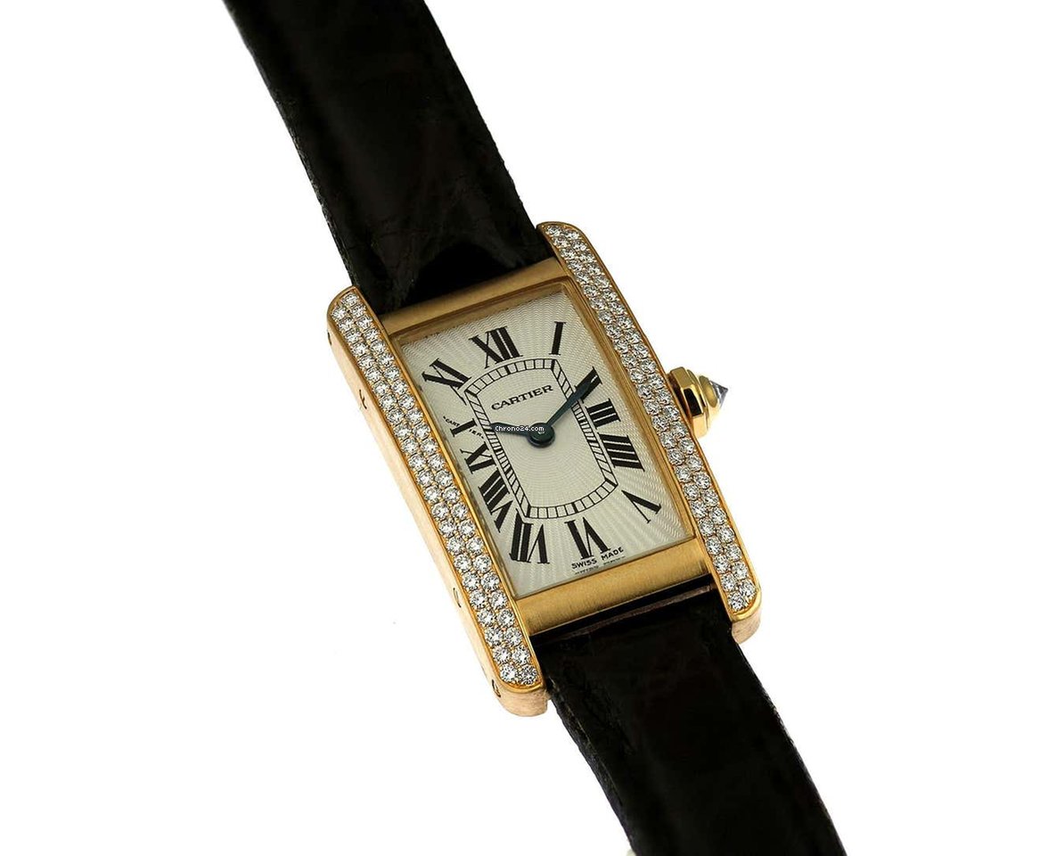 IMG_9081 Cartier Tank Americaine Womens watch Automatic Rose gold WB704751 Replica 4