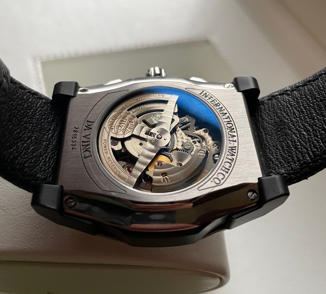 IWC Da Vinci Chronograph Mens watch Unisex Automatic Ceramic IW376601 Replica 4