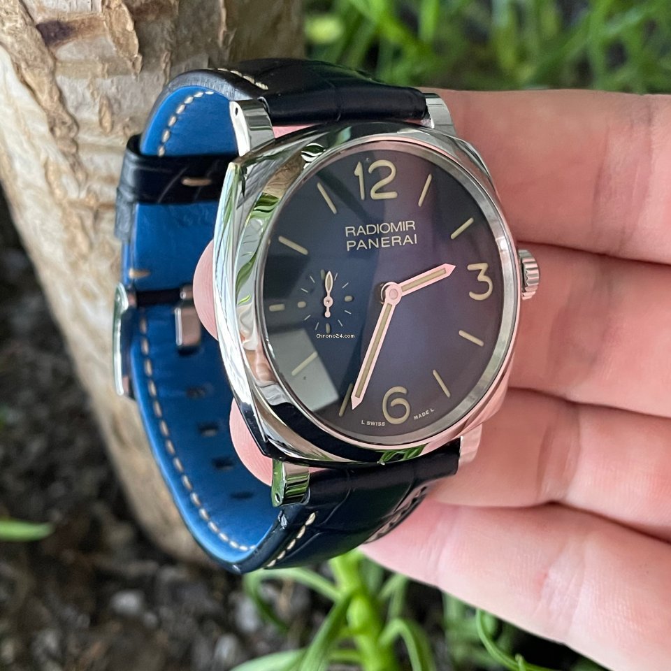 IMG_9081 Panerai Mens watch Unisex Manual winding Steel PAM 01144 Replica 4