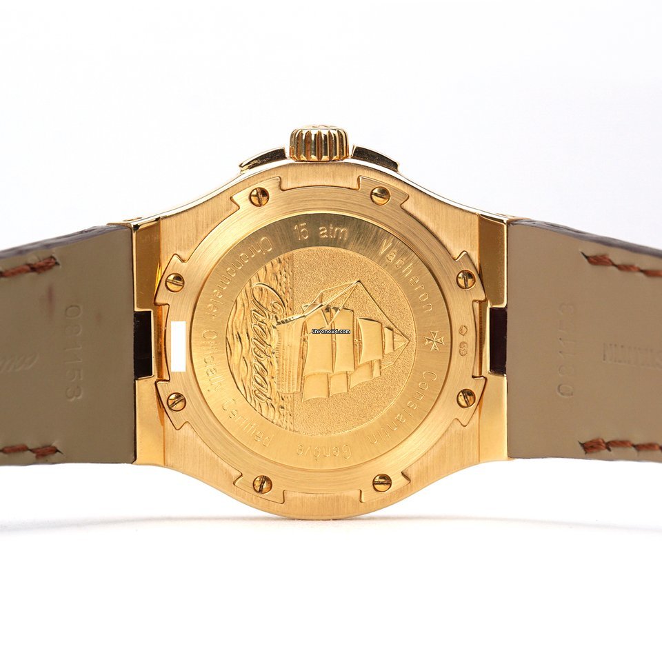 IMG_9081 Vacheron Constantin Overseas Mens watch Unisex Automatic Yellow gold 42042 000J-8966 Replica 4