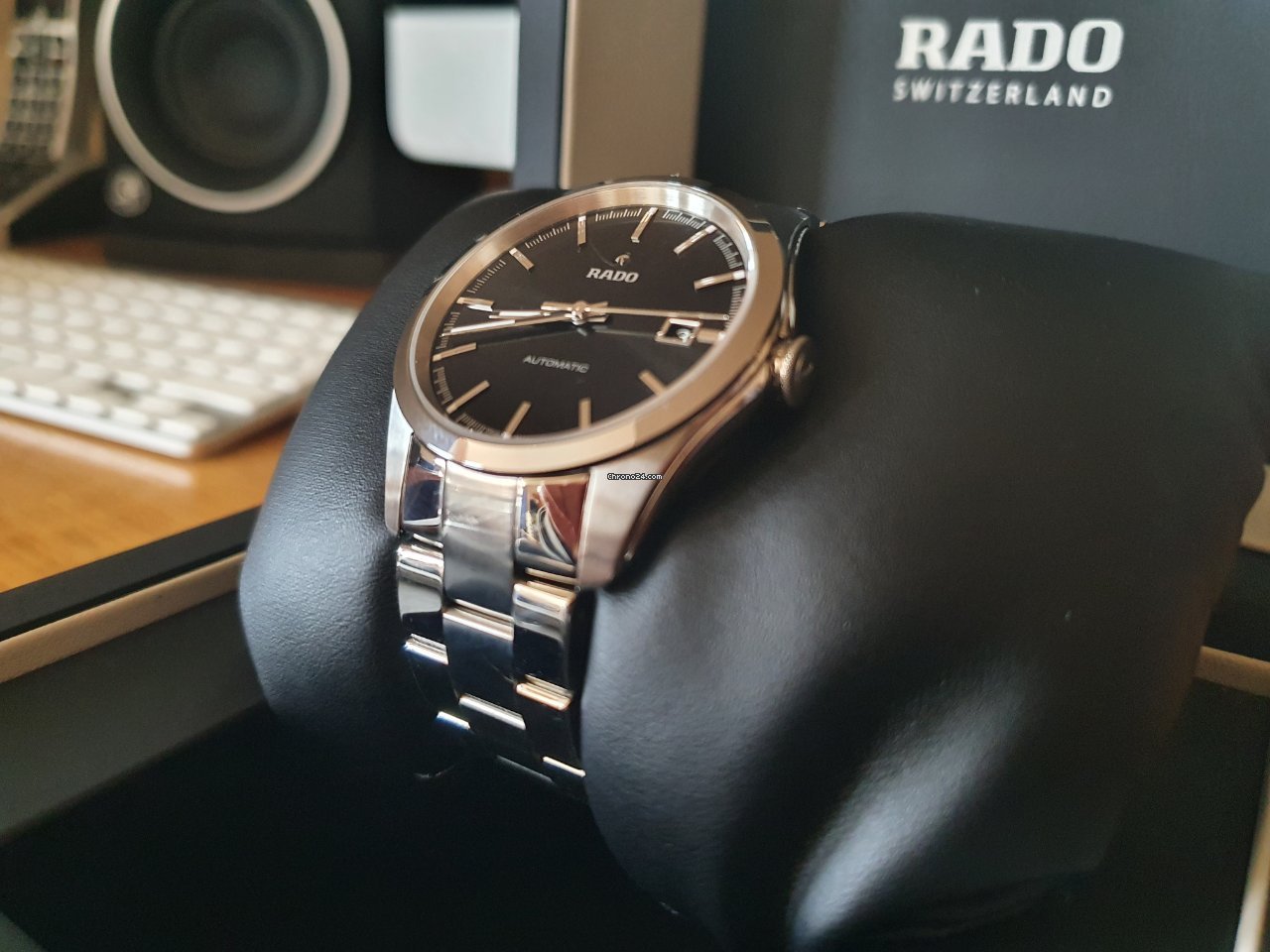 IMG_9081 Rado HyperChrome Mens watch Unisex Automatic Steel R32115153 Replica 4
