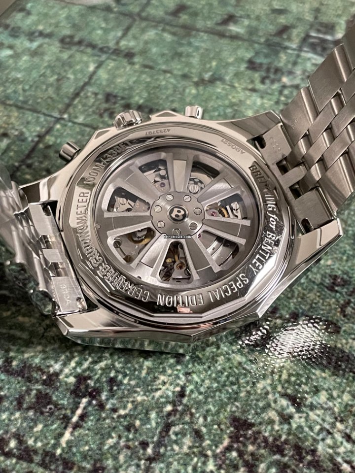 IMG_9081 Breitling Bentley B05 Unitime Mens watch Unisex Automatic Steel AB0521U4 BD79 Replica 4