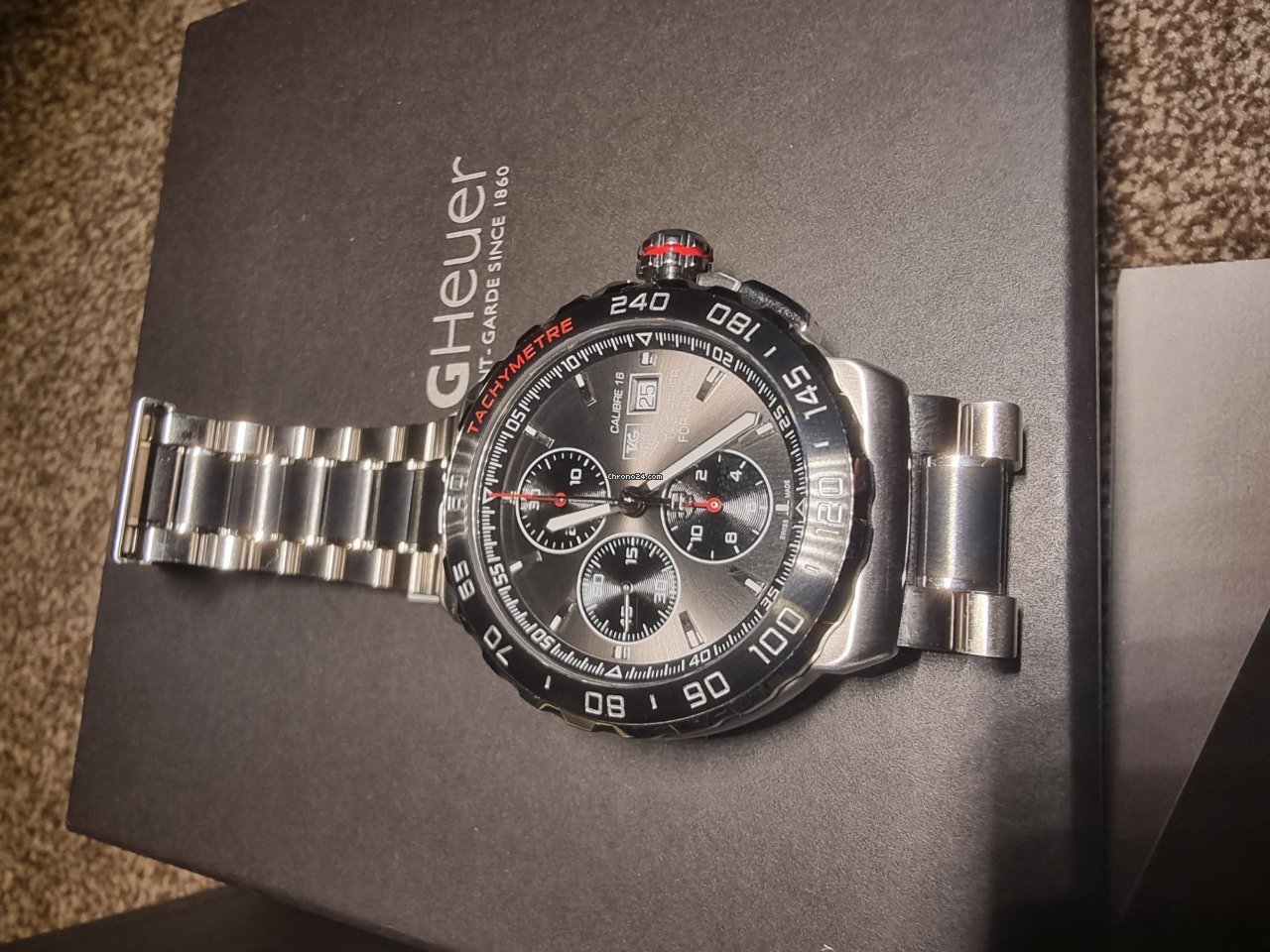 IMG_9081 TAG Heuer Formula 1 Calibre 16 Mens watch Unisex Automatic Steel CAU2011.BA0873 Replica 4