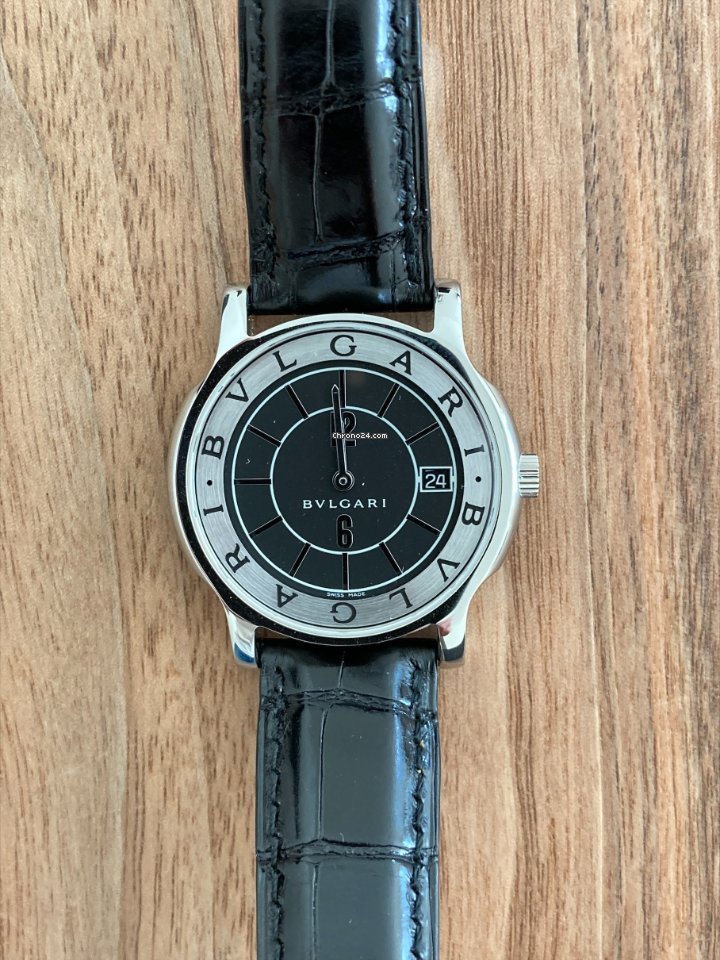 Bulgari Solotempo Mens watch Unisex Quartz Steel ST35S Replica 4