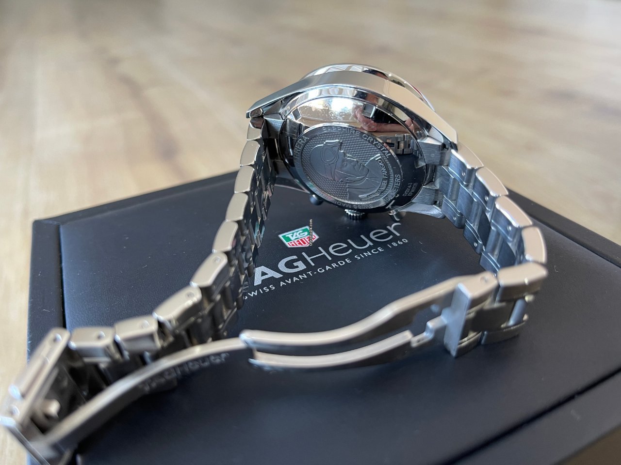 IMG_9081 TAG Heuer Carrera Calibre 16 Mens watch Unisex Automatic Steel CV2014-3 Replica 4