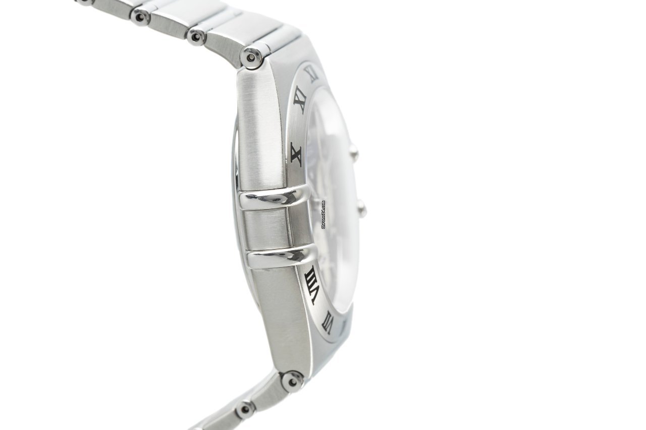 IMG_9081 Omega Constellation Mens watch Unisex Quartz Steel 1542.30.00 Replica 4