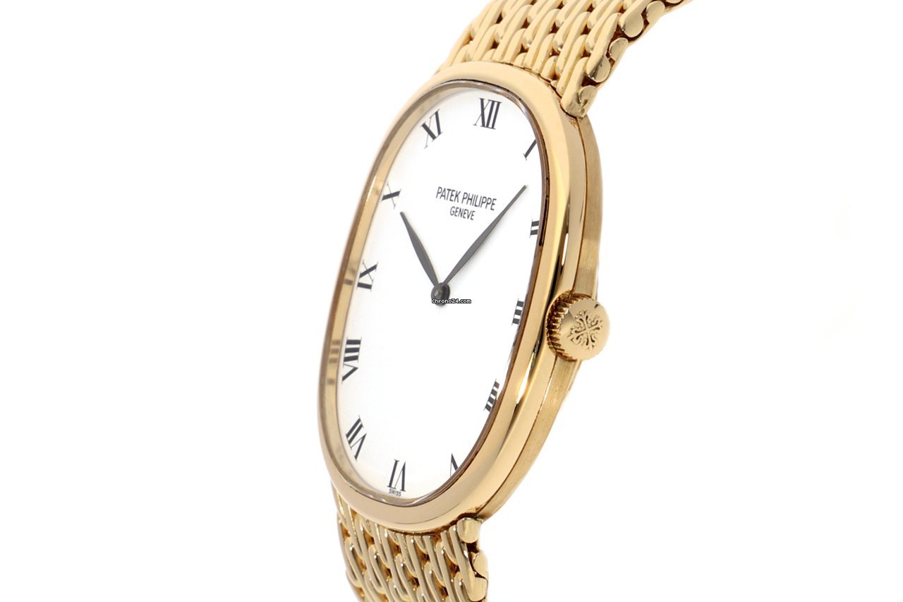 IMG_9081 Patek Philippe Golden Ellipse Mens watch Unisex Manual winding Yellow gold 3848 8 Replica 4