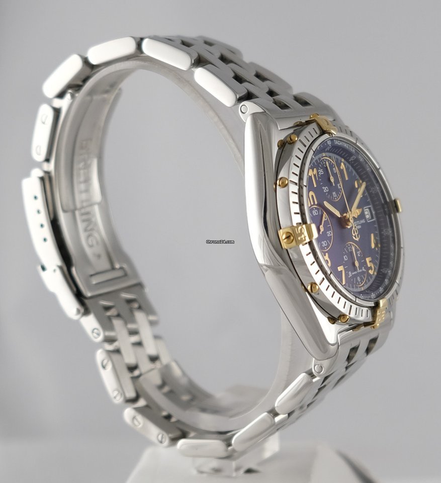 IMG_9081 Breitling Chronomat Mens watch Unisex Automatic Gold Steel B 13050.1 Replica 4