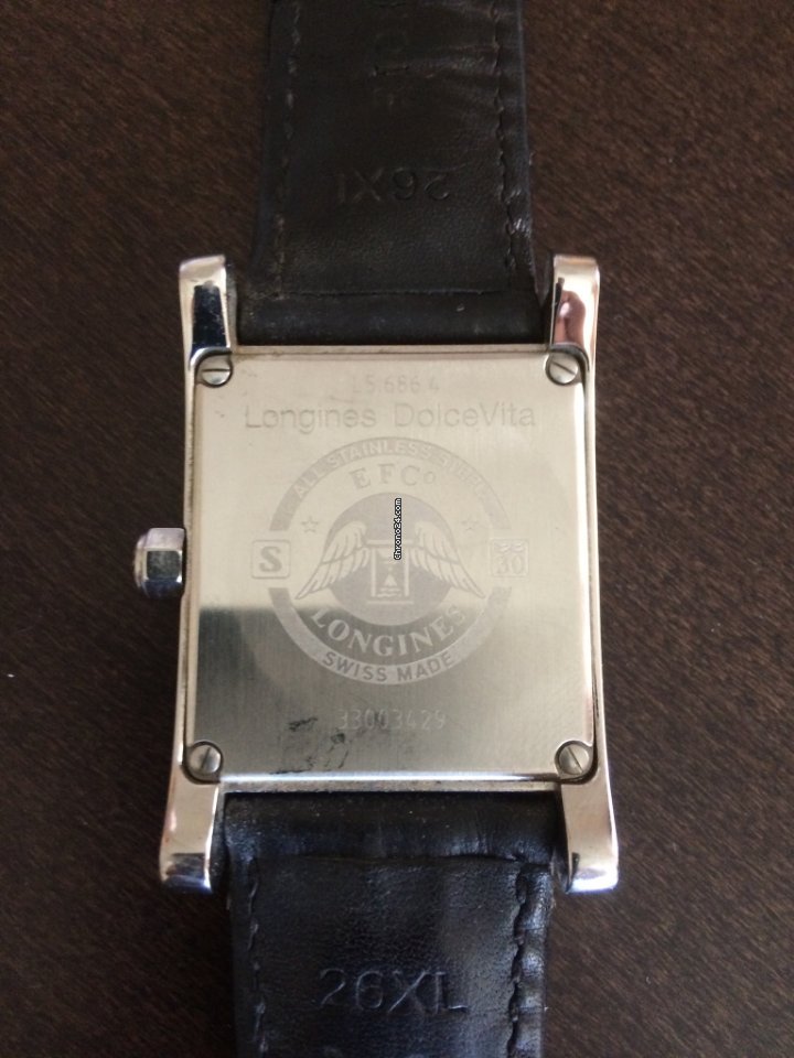 Longines DolceVita Mens watch Unisex Automatic Steel L5.686.4 Replica 4