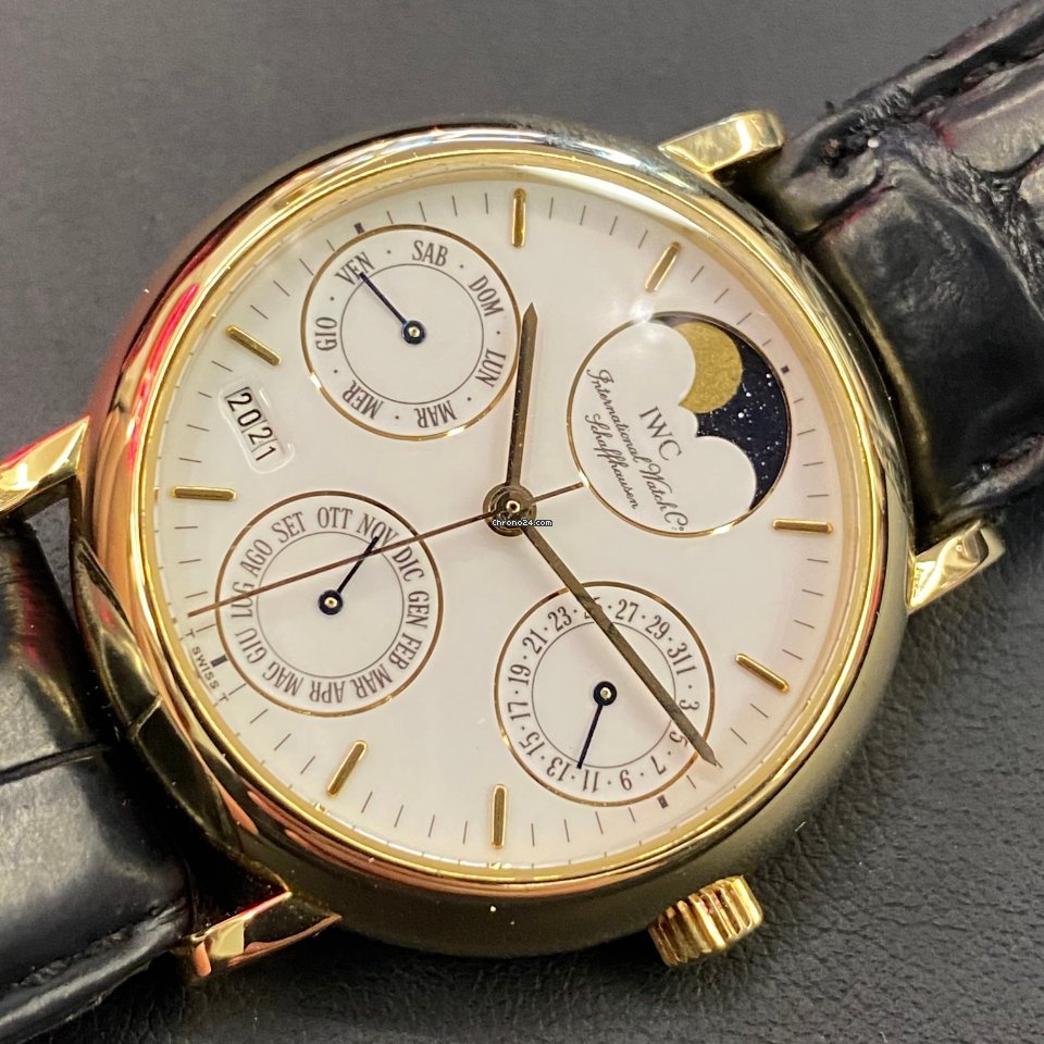 IMG_9081 IWC Portofino Mens watch Unisex Automatic Yellow gold IW3541 Replica 4