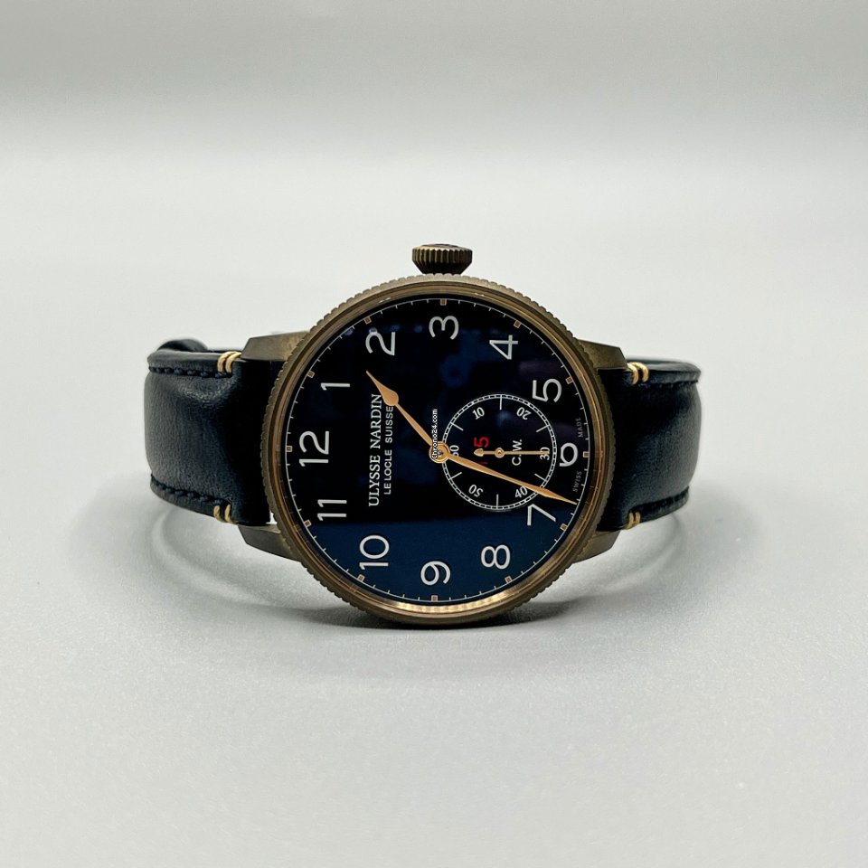 Ulysse Nardin Marine Torpilleur Mens watch Unisex Automatic Bronze 1187-320LE 63 Replica 4