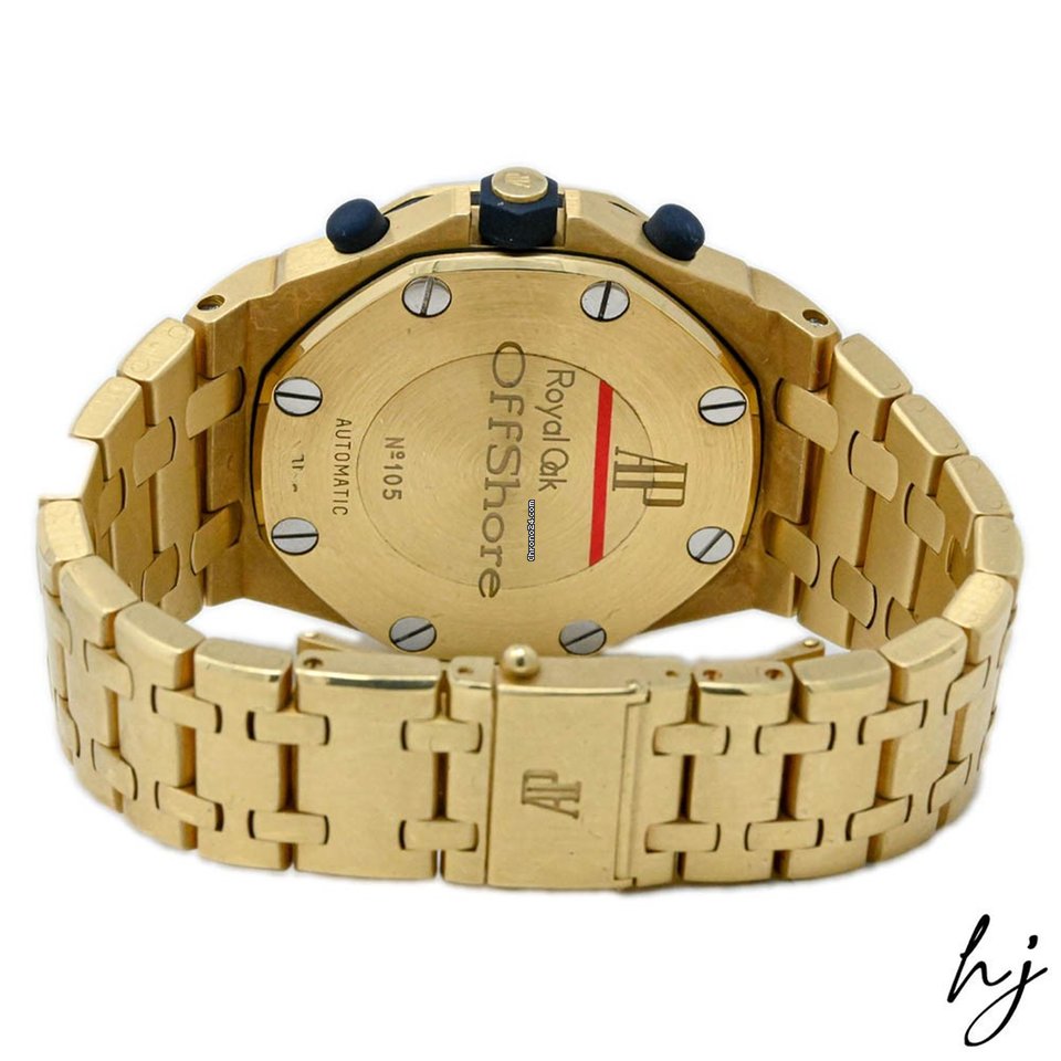 Audemars Piguet Royal Oak Offshore Chronograph Mens watch Unisex Automatic Yellow gold 25721BA.OO.1000BA.01 Replica 4