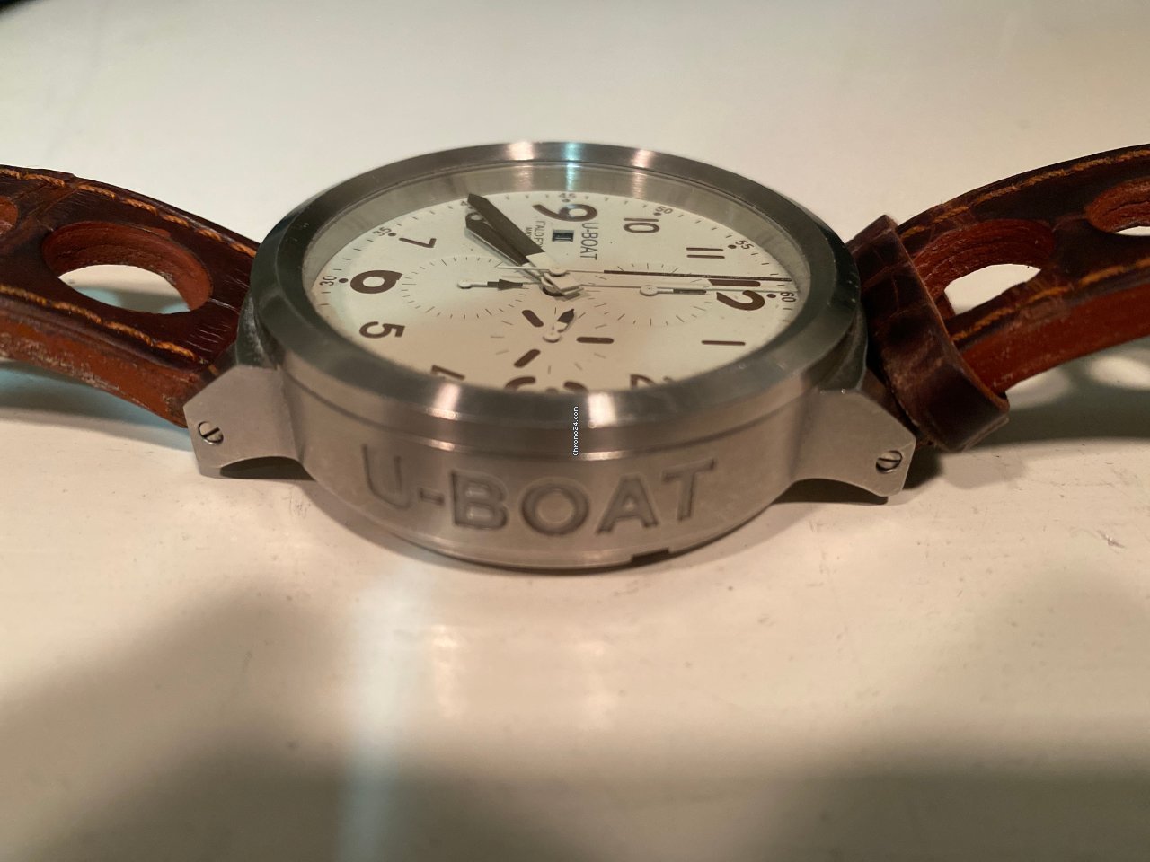 IMG_9081 U-Boat Flightdeck Mens watch Unisex Automatic Steel U-7750 50 Replica 4
