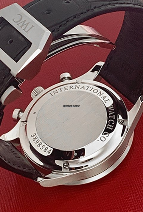 IWC Portuguese Chronograph Mens watch Unisex Automatic Steel IW3714-47 Replica 4