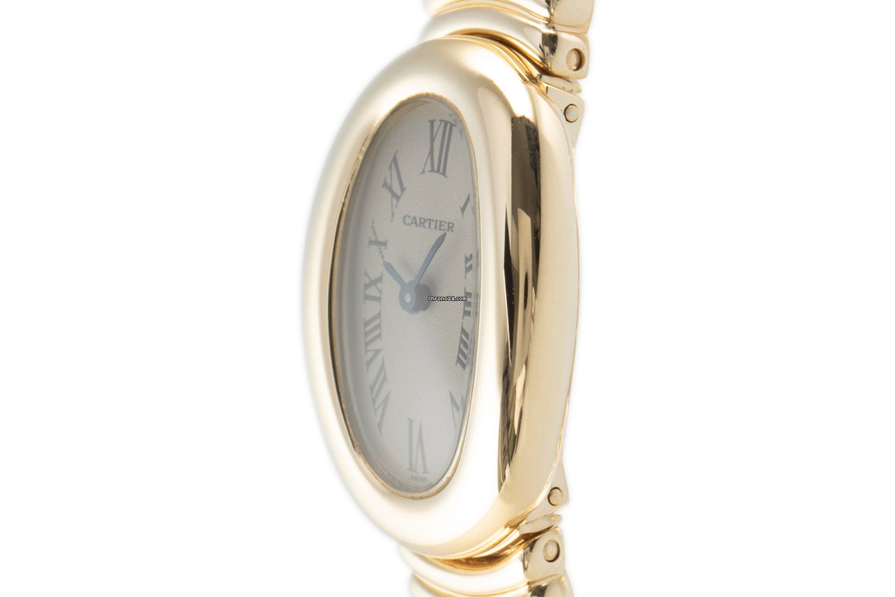 Cartier Baignoire Womens watch Quartz Yellow gold 1960 Replica 4