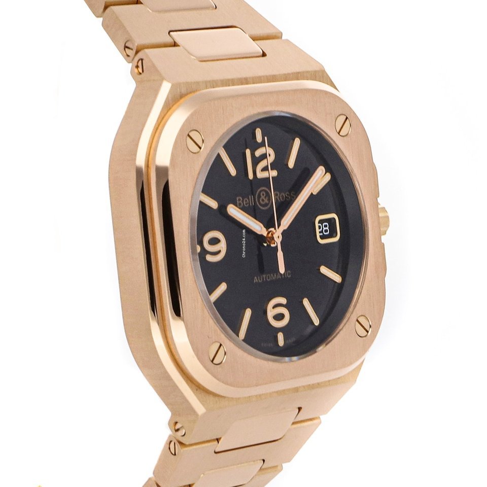Bell & Ross BR 05 Mens watch Unisex Automatic Rose gold BR05A-BL-PG SPG Replica 4