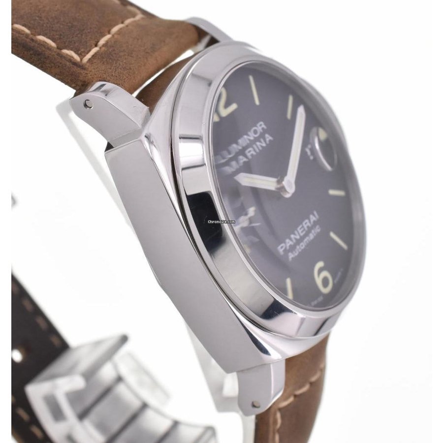 IMG_9081 Panerai Luminor Marina Automatic Mens watch Unisex Automatic Steel PAM01048 Replica 4