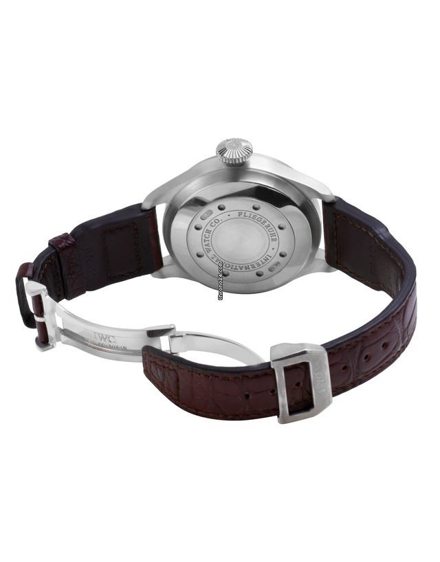 IWC Big Pilot Mens watch Unisex Automatic White gold IW500402 Replica 4