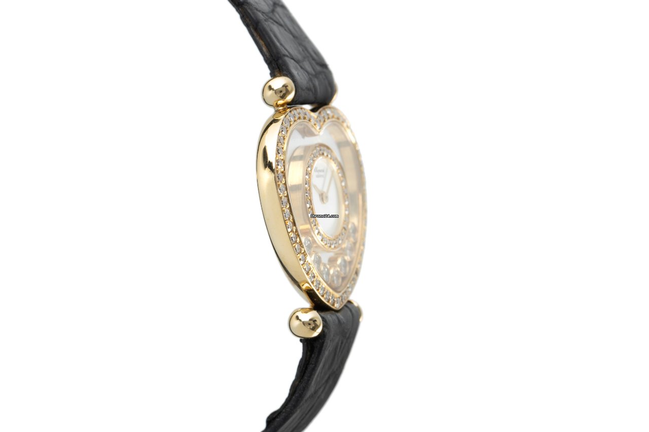 IMG_9081 Chopard Happy Diamonds Womens watch Quartz Yellow gold 20 4516 Replica 4