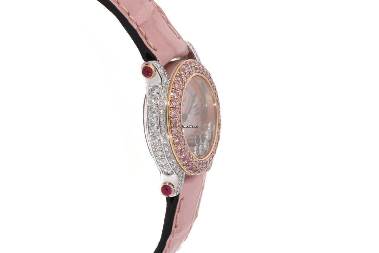 Chopard Happy Sport Womens watch Quartz White gold 27 6244 40 Replica 4