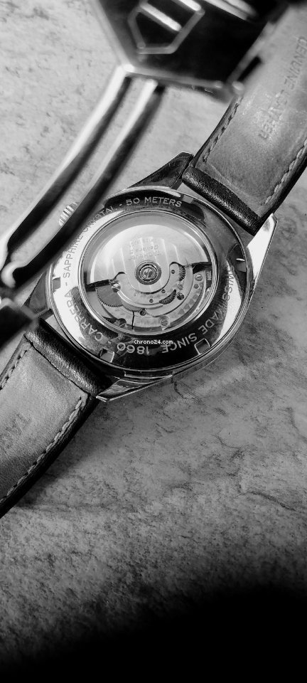 IMG_9081 TAG Heuer Carrera Calibre 5 Mens watch Unisex Automatic Steel WV211B.FC6202 Replica 4