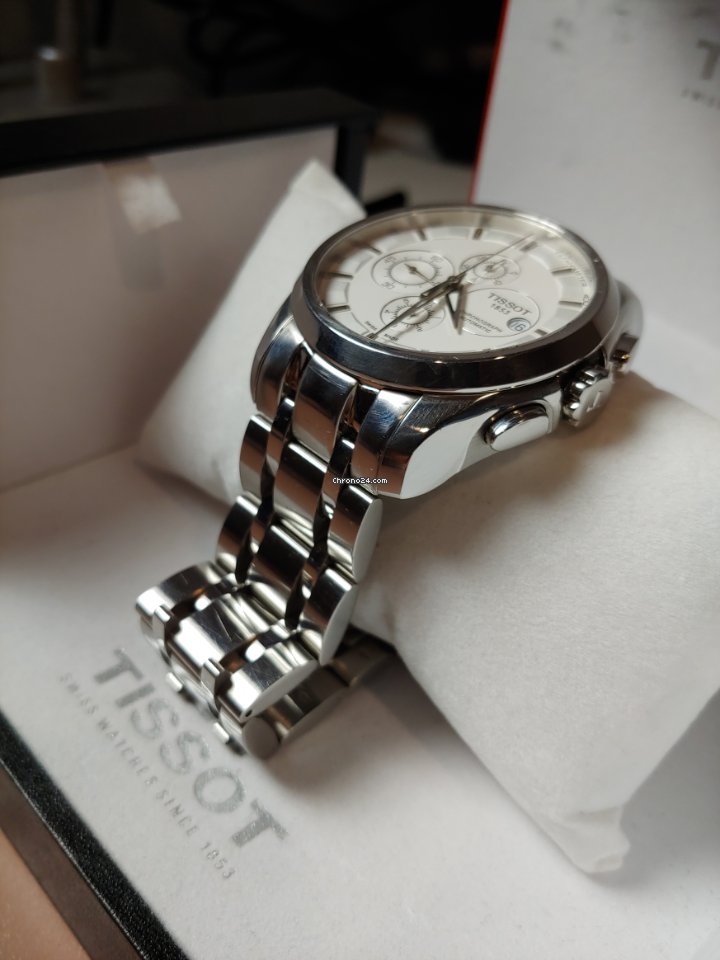 Tissot Couturier Mens watch Unisex Automatic Gold Steel T035.627.11.031.00 Replica 4