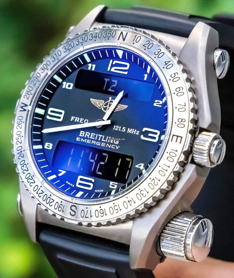 IMG_9081 Breitling Emergency Mens watch Unisex Quartz Titanium E7632110 B576 Replica 4