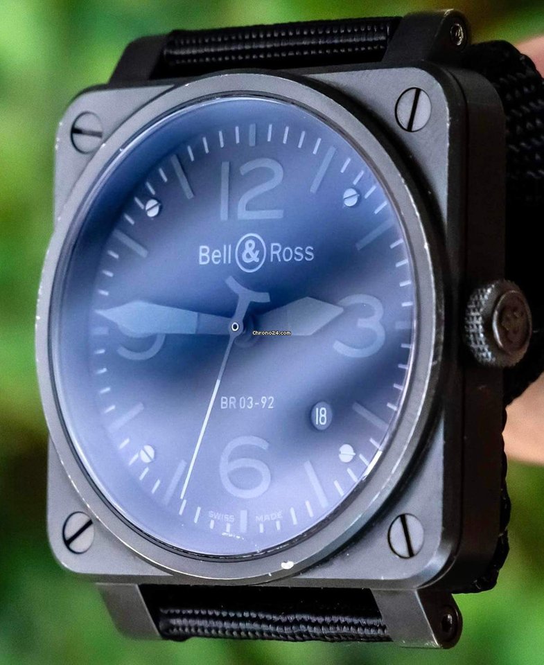 Bell & Ross BR 03 Mens watch Unisex Automatic Steel BR 03-92 Phantom Replica 4