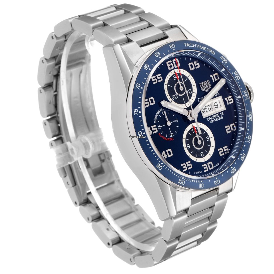 IMG_9081 TAG Heuer Carrera Calibre 16 Mens watch Unisex Automatic Steel CV2A1V.BA0738 Replica 4