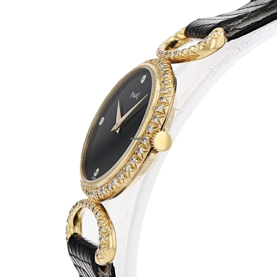 Piaget Womens watch Quartz Yellow gold NUMBER 9802DB Replica 4