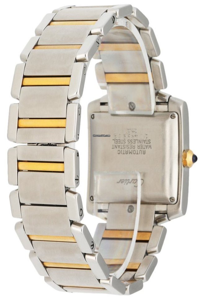 Cartier Tank Francaise Mens watch Unisex Automatic Steel 2302 Replica 4